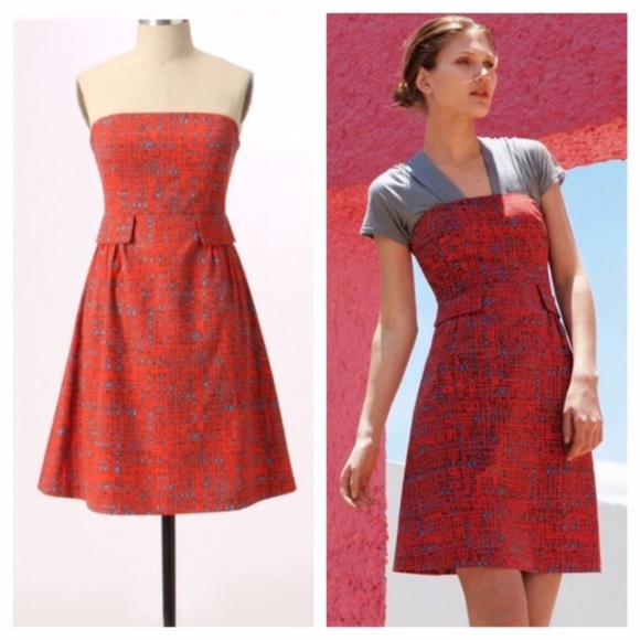 Anthropologie Dresses & Skirts - Anthropologie Crosshatch Dress by Tabitha